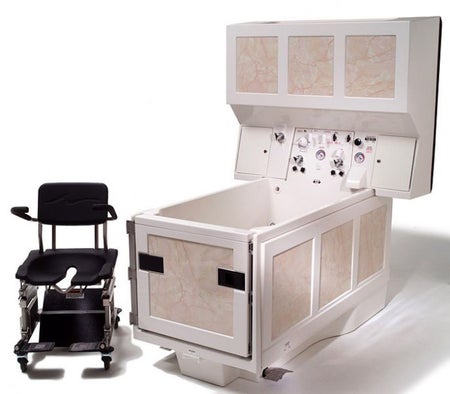 Seated Bathing System Apollo Advantage™ 6000 Fiberglass