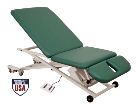Hi-Lo Treatment Table PT300 Series Electric Foot Control 31 W X 73 L Inch Electric Adjustable Backrest