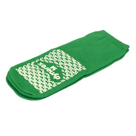 Slipper Socks Dynarex Unisex Adult Medium Single Tread Single Patient Use Green