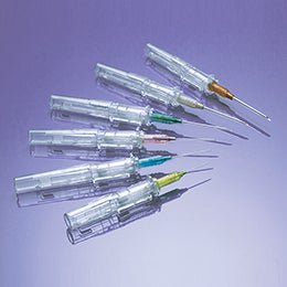 Peripheral IV Catheter ViaValve™ 18 Gauge 1-1/4 Inch Polyurethane Straight Hub Blood Control Sliding Safety