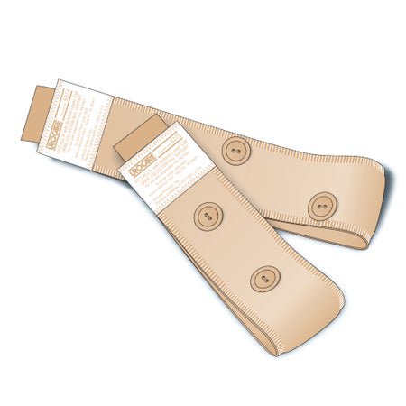 Fabric Leg Straps with Buttons Fitz-All® Upper Fits Up to 24 Inch, Lower Fits Up to 18 Inch, NonSterile For Up to a 32 fl. oz. Leg Bag