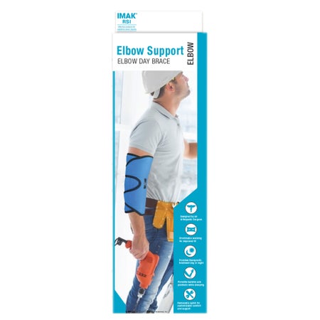 Elbow Support IMAK® RSI X-Large Hook and Loop Strap Fastening Blue