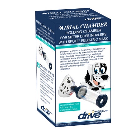 Holding Chamber with Mask Airial