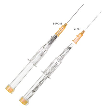 Peripheral IV Catheter VanishPoint® 14 Gauge 1-1/4 Inch Polyurethane Straight Hub Non Blood Control Passive Safety