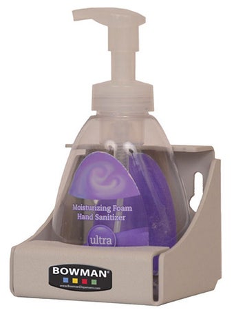 Universal Bottle Holder BOWMAN® Quartz Beige ABS Plastic Manual 1 Bottle Wall Mount
