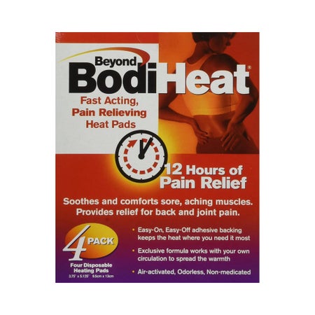 Topical Pain Relief Beyond Bodi Heat® Activated Carbon / Iron Powder / Vermiculite Patch 4 per Box