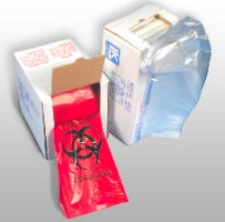 Biohazard Waste Bag LK® Biohazard Symbol / Biohazard / Infectious Waste 7 to 10 gal. Red 24 X 24 Inch