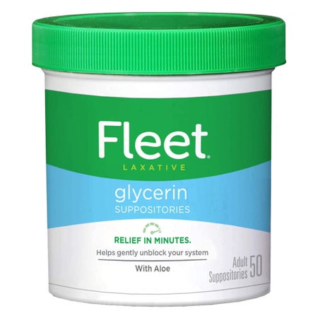 Laxative Fleet® Suppository 50 per Box 2 Gram Strength Glycerin