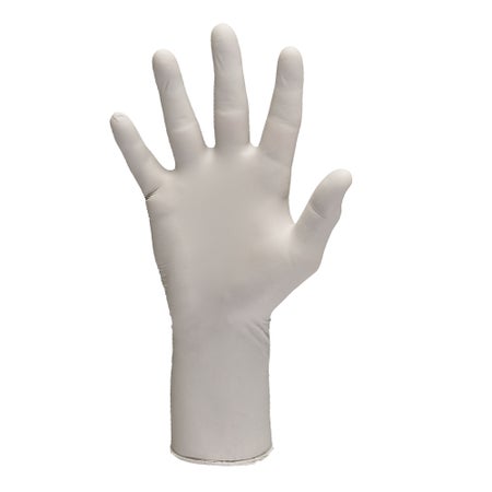 Exam Glove STERLING-XTRA® X-Large 50 Pairs per Box Sterile Pair Nitrile Extended Cuff Length Textured Fingertips Gray Not Rated