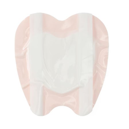 Foam Dressing Optifoam® Gentle 7 X 8 Inch With Border Waterproof Backing Silicone Border Sacral Sterile