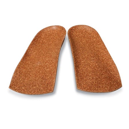 Insole Freedom® AliCork™ Heel Relief Thermoplastic Cork Composite Women 11.5 and Up / Men 10.5 and up Brown