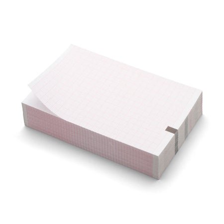 Recording Chart Paper Welch Allyn® Z-Fold Red Grid