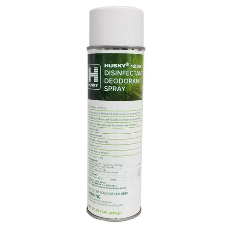 Surface Disinfectant Husky® 1230 Alcohol Based Aerosol Spray Liquid 15.5 oz. Can Lemon Scent NonSterile