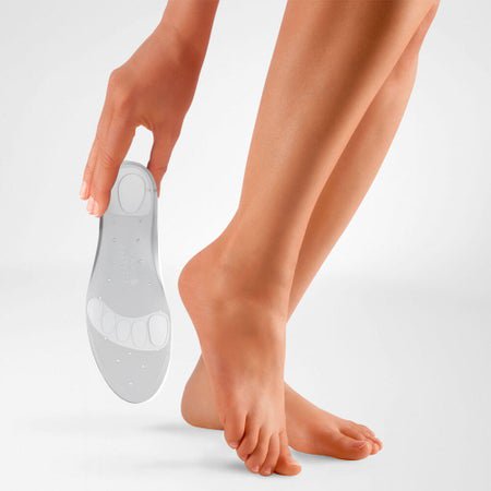 Insole Silicone Women 12 to 13.5 / Men 11 to 12.5 Gray / White