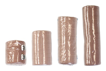 Elastic Bandage Dynarex® 3 Inch X 4-1/2 Yard Clip Detached Closure Tan NonSterile Standard Compression