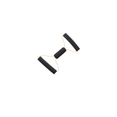 Exercise Resistance Tubing with Handles CanDo® BowTie™ Tan 14 Inch Length 2X-Light Resistance