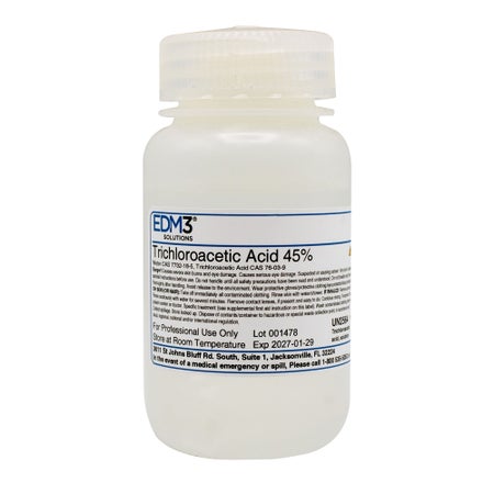 Chemistry Reagent Trichloroacetic Acid Organic Acid 45% 4 oz.