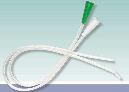 Intermittent Catheter Tray EasyCath™ Coude Tip 12 Fr. Without Balloon PVC