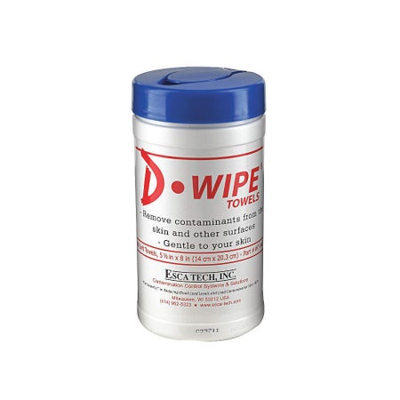 Surface Cleaner D-Lead® Premoistened Manual Pull Wipe 40 Count Canister Citrus Scent NonSterile