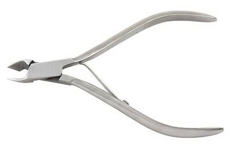 Tissue Nipper Vantage® Convex Jaw 4-1/2 Inch Length Stainless Steel