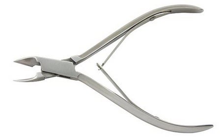 Tissue Nipper Vantage® Convex Jaw 5 Inch Length Stainless Steel
