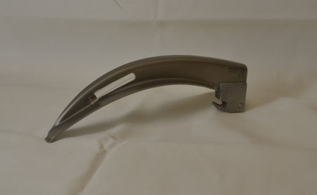 Laryngoscope Blade MedSource Macintosh Type Fiberoptic Light Adult Sterile