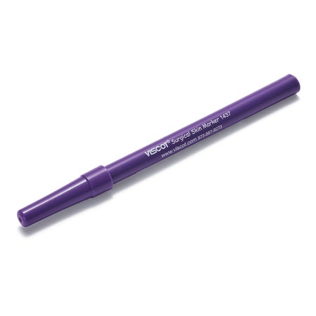 Skin Marker with Ruler Viscot® Gentian Violet Ink Sterile Full Size Regular Tip