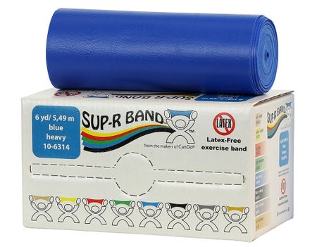 Exercise Resistance Band Sup-R Band® Blue 5 Inch X 6 Yard Heavy Resistance