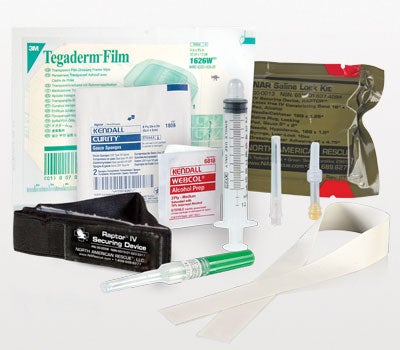 Saline IV Start Kit 1.3 oz. Weight