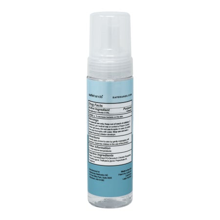 Alcohol-Free Hand Sanitizer safeHands® 7 oz. BZK (Benzalkonium Chloride) Foaming Bottle
