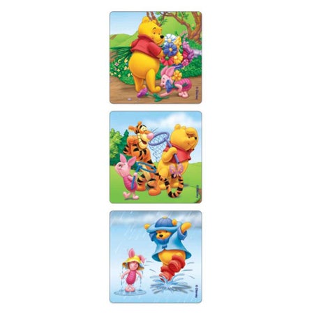 Sticker Kids Love Stickers® 75 per Roll Sunny time Pooh and Pals Disney 2-1/2 X 2-1/2 Inch