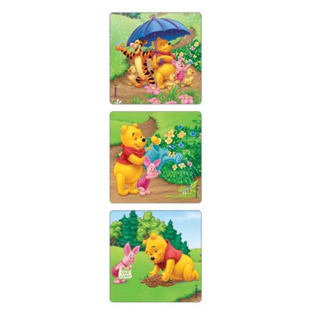 Sticker Kids Love Stickers® 75 per Roll Sunny time Pooh and Pals Disney 2-1/2 X 2-1/2 Inch