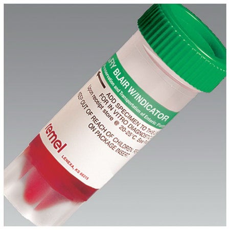 Stool Specimen Container Thermo Scientific™ Remel™ Single-Vial Set 15 mL Fill (0.5 oz.) Screw Cap with Sampling Device NonSterile