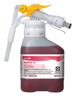 Surface Cleaner Diversey™ Spitfire® SC Alcohol Based RTD® Dispensing System Liquid Concentrate 1.5 Liter Bottle Pine Scent NonSterile