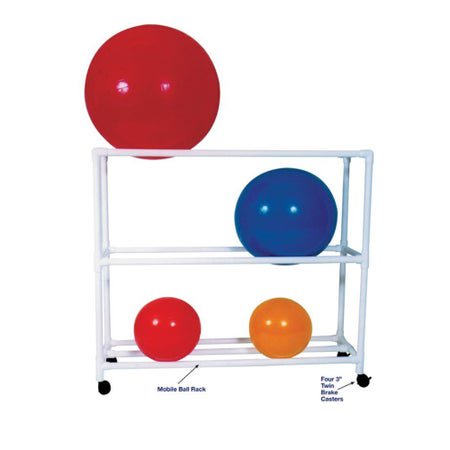 Mobile Ball Rack 19 X 62 X 64 Inch