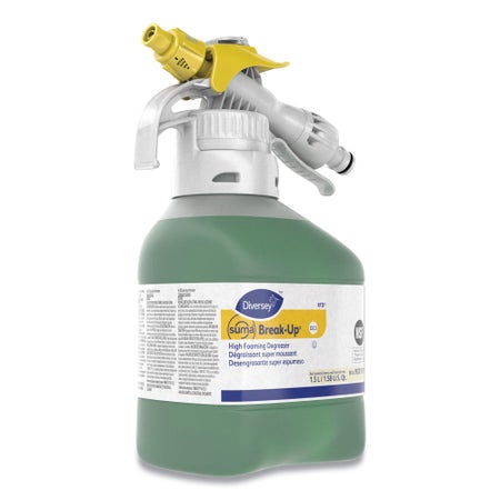 Surface Cleaner / Degreaser Diversey™ Suma® Break-Up® RTD® Dispensing System Foaming 1.5 Liter Bottle Unscented NonSterile
