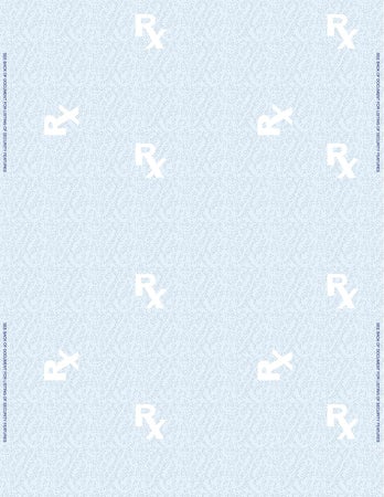RX Prescription Paper 4 Point