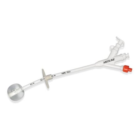 Triple Gastrostomy Feeding Tube Medline 16 Fr. 24.13 cm Tube Silicone Sterile