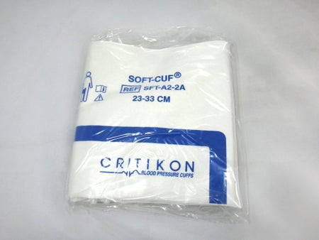 Single Patient Use Blood Pressure Cuff Set Soft-Cuf® 23 to 33 cm Arm Cloth Fabric Cuff Adult Cuff