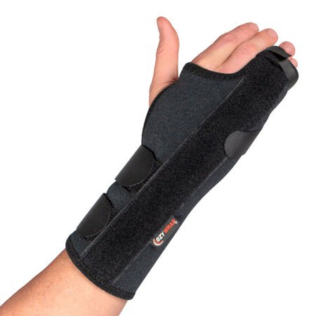 Wrist Brace eZY WRAP® Boxer™ Neoprene Right Hand Black Medium / Large