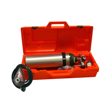 Oxygen Resuscitator Kit (Filled) Mada Medical Size D Aluminum