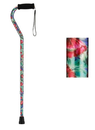 Offset Cane Nova Aluminum 30 to 39 Inch Height Canterbury Print
