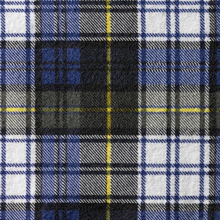 Patient Exam Gown TieBack™ One Size Fits Most Blue Plaid Print Reusable