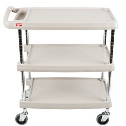 Utility Cart myCart™ Plastic Frame 18-5/16 X 31-7/16 X 35-3/8 Inch Gray