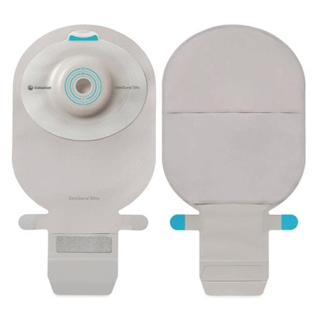 Ostomy Pouch SenSura® Mio One-Piece System 11 Inch Length, Maxi Flat, Pre-Cut 1-1/4 Inch Stoma Drainable