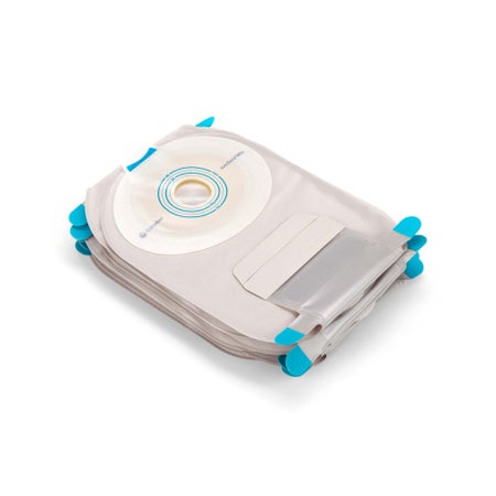 Ostomy Pouch SenSura® Mio One-Piece System 11 Inch Length, Maxi Flat, Pre-Cut 2 Inch Stoma Drainable