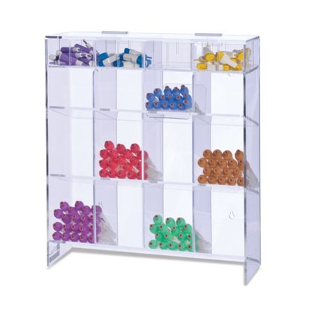 Test Tube Rack Clear 5-1/4 X 15-1/2 X 17-1/2 Inch