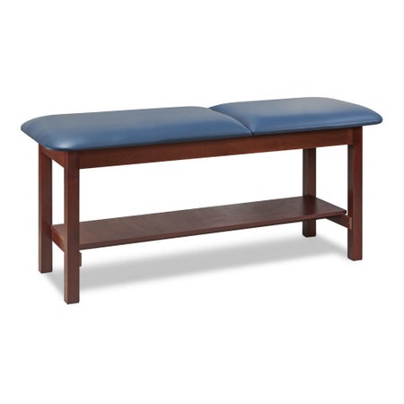 Exam Table with Storage McKesson Fixed Height 27 W X 72 L Inch Adjustable Backrest 400 lbs. Weight Capacity