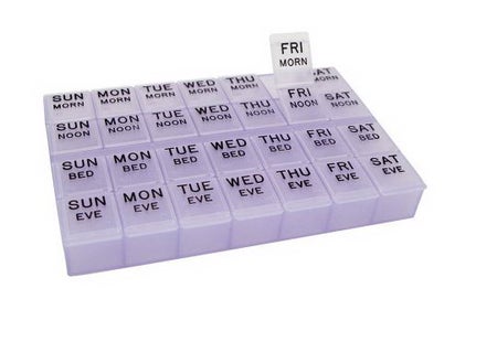 Pill Organizer Mediplanner® II X-Large 7 Day 4 Dose