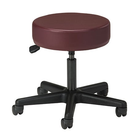 Exam Stool Without Backrest Pneumatic Height Adjustment 5 Casters Gunmetal
